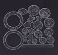 22Pcs Spirograph Geometric Ruler Drawing Tools Kids Toy Simple Operation c  | eBay