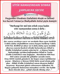 Vitir Namazi 2020 Dualar Duanin Gucu Islam