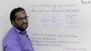 Need Explanation For Out Of The Following Pairs Which One Does Not Have Identical Dimensions Is
