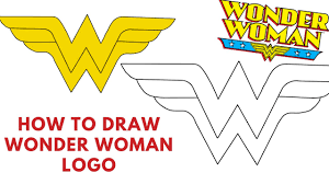In this drawing guide, we will tell you how to draw wonder woman. How To Draw Wonder Woman Logo Easy Step By Step Youtube