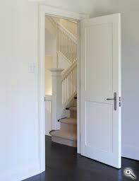2 Panel Flat Primed Mission Shaker Stile Rail Solid Core Wood Doors Prehung In 2020 Doors Interior Interior Door Styles Wood Doors Interior
