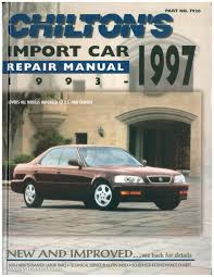 Ch7920 Chilton Import Car Repair Manual 1993 1997 Publisher