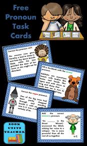 Free Pronoun Task Cards Pronoun Task Cards Task Cards Vague Pronouns