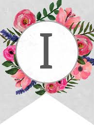 Add a new dimension to your alphabet logos regardless of the letter you choose to represent your business or organization. Floral Alphabet Banner Letters Free Printable Paper Trail Design