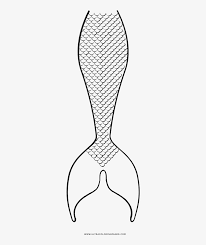 Mermaid siren drawing tattoo merman. Mermaid Tail Coloring Page Line Art 1000x1000 Png Download Pngkit