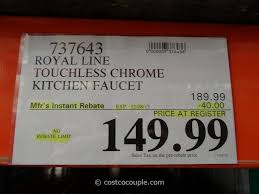 costco kitchen faucet touchless