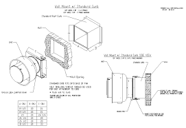 Through the ceiling and out through an exterior wall, or through the ceiling and out through the roof. Exhaust Fan Through Wall Mount