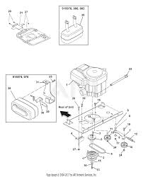 Heavy duty main engine bearing $43.00. Gravely 915074 020000 Zt 1640 16hp Kohler 40 Deck Parts Diagram For Engine Exhaust Belts And Idlers