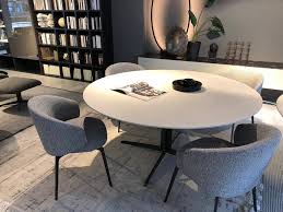 Runder Esstisch Graceland Von Lema Grauer Platte Und Bronzefarbenem Gestell Tisch Bronze Grau Schonerwohn Esstisch Runder Esstisch Wohnzimmertische