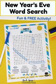 Make Your Celebration Special With This Free New Year S Eve Word Search Great Activity For Kids Newyearse Poetry For Kids New Years Activities New Years Eve