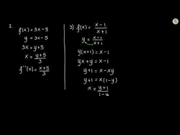 Contoh soal fungsi invers contoh soal dan materi pelajaran 7. Contoh Soal Fungsi Invers 1 Youtube