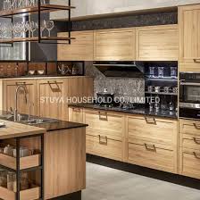 Many styles to choose from with high end finishes and wood construction. Modern Furniture New Wood Grain Shaker Kitchen With Glass Kitchen Cabinet China Kitchens Home Furniture Made In China Com