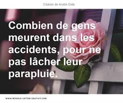 Combien de gens meurt a cause du lorier : Combien De Gens Meurent Dans Les Accidents Pour Ne Pas Lacher Andre Gide