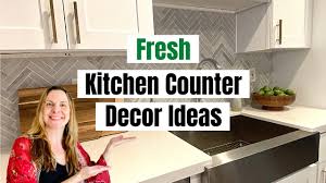Gorgeous fall kitchen decor ideas for the kitchen island, kitchen sink area, kitchen table & countertops! Kitchen Counter Decor Ideas Youtube