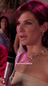 World Peace, duh. #MissCongeniality #FilmTok #MovieRecommendations