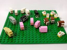 Super Set Of 20x Lego Minecraft Custom With Images Lego Minecraft Lego Cool Lego Creations
