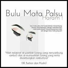 >> berhentilah dari aktivitas memakai bulu mata palsu atau memasangkan bulu mata palsu. Facebook