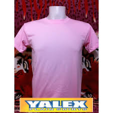 Yalex Plain Shirts Light Pink Shirt Roundneck No Minimum Shopee Philippines