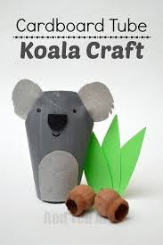 Toilet Paper Roll Koala Craft For Kids Red Ted Art Make Crafting With Kids Easy Fun Koala Craft Craft Projects For Kids Paper Roll Crafts