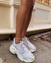 Buy Balenciaga Triple S Trainers White Shoes Online Sneakers Fashion Shoes Sport Men Woman Style Balenciag Balenciaga Shoes White Shoes Outfit Shoes