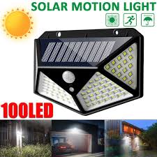 Compared with shopping in real stores discover quality solar powered pir floodlights on dhgate and buy what you need at the greatest convenience. 100led Solar Powered Pir Motion Sensor Wall Light Outdoor Garden Lamp 3 Modes Buy At A Low Prices On Joom E Commerce Platform