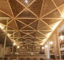 Hollow Bamboo Wood Fiber Wpc Composite Integrated Wall Panels Pvc Cladding  Flat Wallboard Ceiling for Interior Decoration