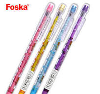 Foska School Refilled Eraser Mechanical 1.6mm Plastic Non-Sharpening Pencil