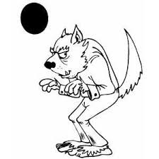 Werewolf Coloring Page Coloring Pages Werewolf Wolfman