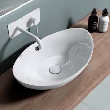 Comprend vanité, robinetterie, lavabo vasque sur comptoir corian®. Lavabo Vasque A Poser Blanc 55cm Lave Main Sogood Bruxelles818 55x35x18cm Achat Vente Lavabo Vasque Lavabo Vasque A Poser Evier Cdiscount