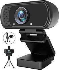 Amazon Com Webcam Hd 1080p Con Obturador De Privacidad Y Tripode Camara Web Pro Streaming Con Microfono Camara De Computadora Usb De Pantalla Ancha Para Pc Mac Portatil Escritorio Videollamadas Conferencias Grabacion Electronics