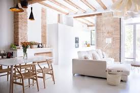 1001 Idees Pour Integrer La Poutre Apparente Dans Son Interieur Mur Brique Poutre Bois Poutre