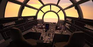Screen Accurate Millennium Falcon Cockpit Cg Model Millennium Falcon Millenium Falcon Cockpit