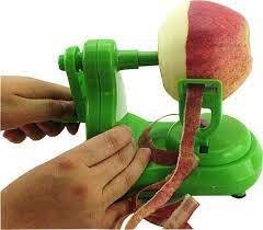 Antique vintage reading apple potato peeler 78 cast iron hand crank green pie this is a really cool old apple or potato peeler. Lw Hand Crank Apple Peeler Fruit Vegetable Peeler Pear Potato Peeler Kitchen Peeling Machine Hand Crank Peeler Fast Manual Slicer Kitchen Peeling Gadgets Hand Crank Peeler Basic Buy Online At Best