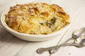 Chicken Jerusalem Artichoke And Leek Filo Pie Jerusalem Artichoke Recipes Leeks