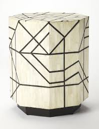 Aldridge Bone Inlay End Table Bone Inlay Bone Inlay Side Table Bone Inlay Table