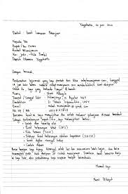 Contoh Dan Cara Menulis Surat Lamaran Kerja Tulis Tangan Yang Benar Humor Bendol