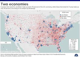 Election 2020 Democratic Counties Represent 70 Of U S Gdp