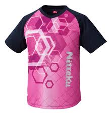 Nittaku T Shirt Sun Sun Pink 2092