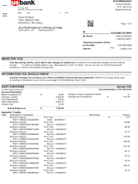 The most secure digital platform to get legally binding, electronically signed documents in just a few seconds. Us Bank Statement Pdf Fill Online Printable Fillable Blank Pdffiller