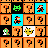 As with other games you can choose the content you like from the list of vocabulary items. Video Game Concentration Game