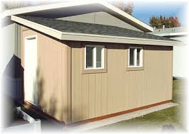 This style uses fewer materials. Lean To Style Storage Sheds