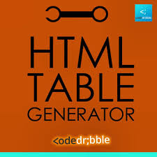 Html Table Generator Try Codedribble S Html Table Generator Www Codedribble Com Html Table Stay Tuned Generation Software Development Web Design
