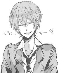 Anime Black And White Boy Drawings Manga Black White And Boy Cute Smiling Anime Smile Anime Boy Smile Anime Drawings Boy