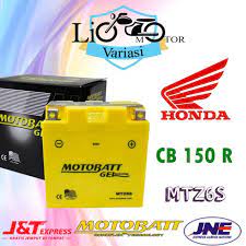Pilihan aki yang cocok untuk honda cb 150 r 2013 beserta harganya : Aki Motor Honda Cb 150 R Motobatt Mtz6s Aki Kering Aki Gel Shopee Indonesia
