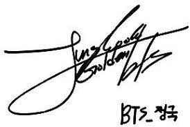 Bts Jungkook Signature Sticker By Musicalsamurai Bts Tattoos Bts Jungkook Bts Signatures