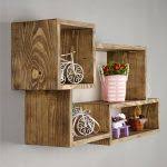 Masif Ahsap Raf Decor Shelves Home Decor