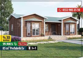 Toplu villa projeleri, kooperatifler, alt yapı, çevre düzenleme, ser zemin işleri peyzaj, yüzme ve süs havuzları. Prefabrik Ev 85 M 3 1 Super Kampanyali Prefabrik Evim