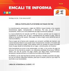 El patrón ingresa al sistema desde internet, a través del portal del instituto, y para hacer uso del servicio debe registrar su. Emcali On Twitter Buenasnoticias Emcali Moderniza Sus Plataformas De Pago En Adelante Los Pagos Por Pse Se Haran Efectivos De Manera Inmediata Https T Co 7yej71omqp