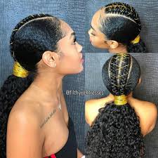 Crowning Glory Natural Hair Styles Hair Sleek Ponytail