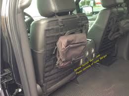 Molle Seat Back Protector Organizer Truck Seat Covers Seating Tactical